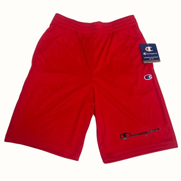 Champion Mens Red Athletic Shorts M Lightweight Authentic Athleticwear NWT - Picture 1 of 7